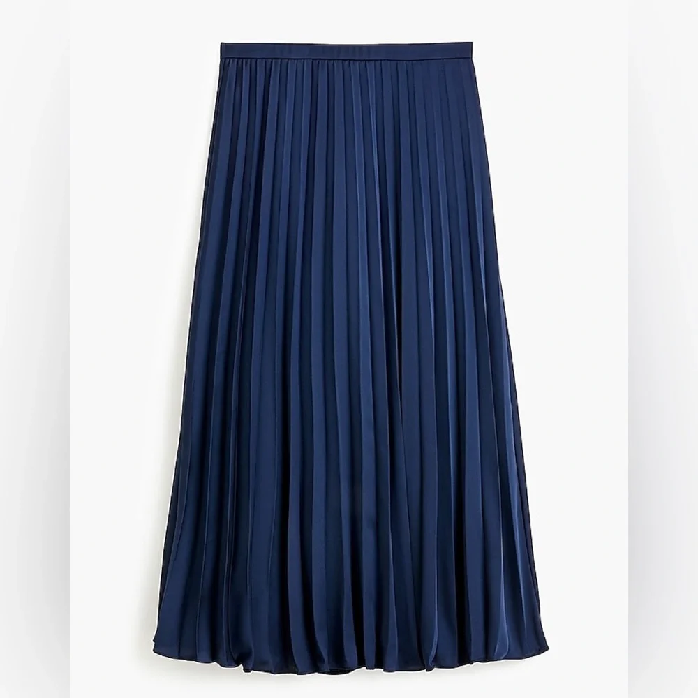 NEW / J.Crew Pleated midi skirt / B003 - Picture 2 of 7